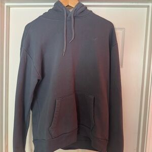 Men's grayish blue colored Hoodie- MENS LARGE